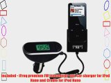 Ifreq Fm Transmitter/carcharger Ipod with Dock- Mini Nano 4G 5G