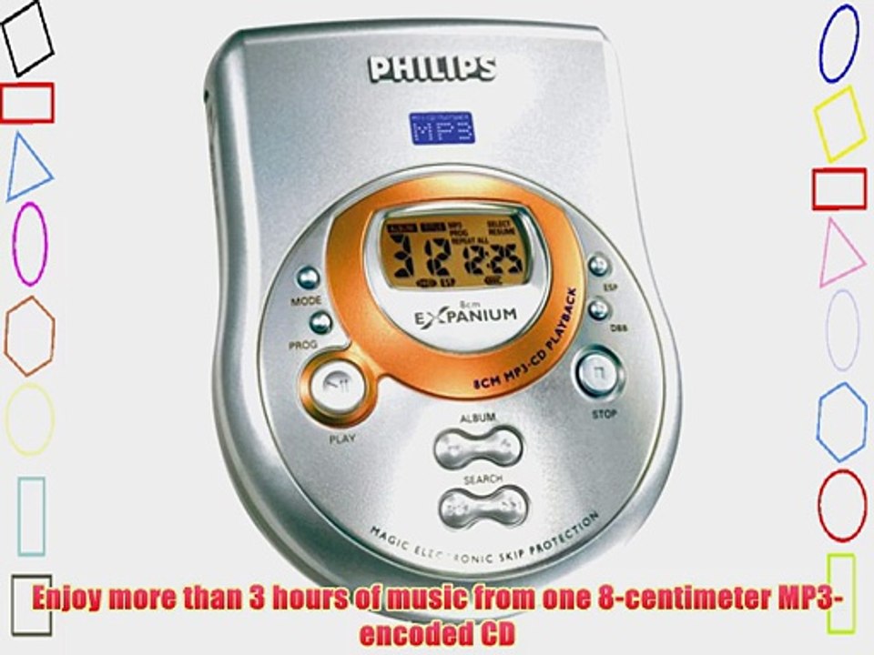 Philips EXP411 Pocket Expanium MP3-CD Player