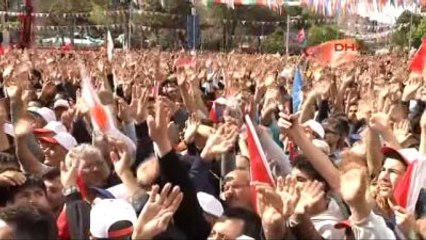 Uşak - Başbakan Davutoğlu Uşak Mitinginde Konuştu 1