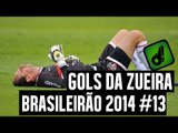 GOLS DA ZUEIRA - BRASILEIRÃO 2014 RODADA #13