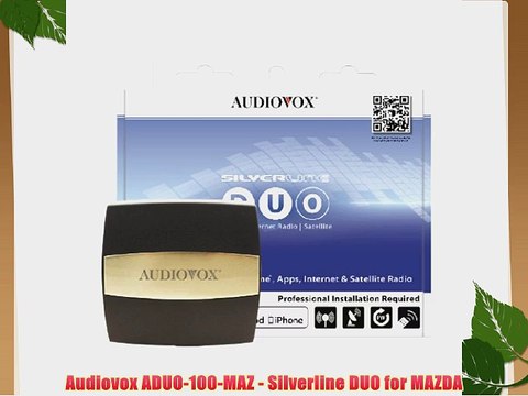 Audiovox ADUO-100-MAZ - Silverline DUO for MAZDA