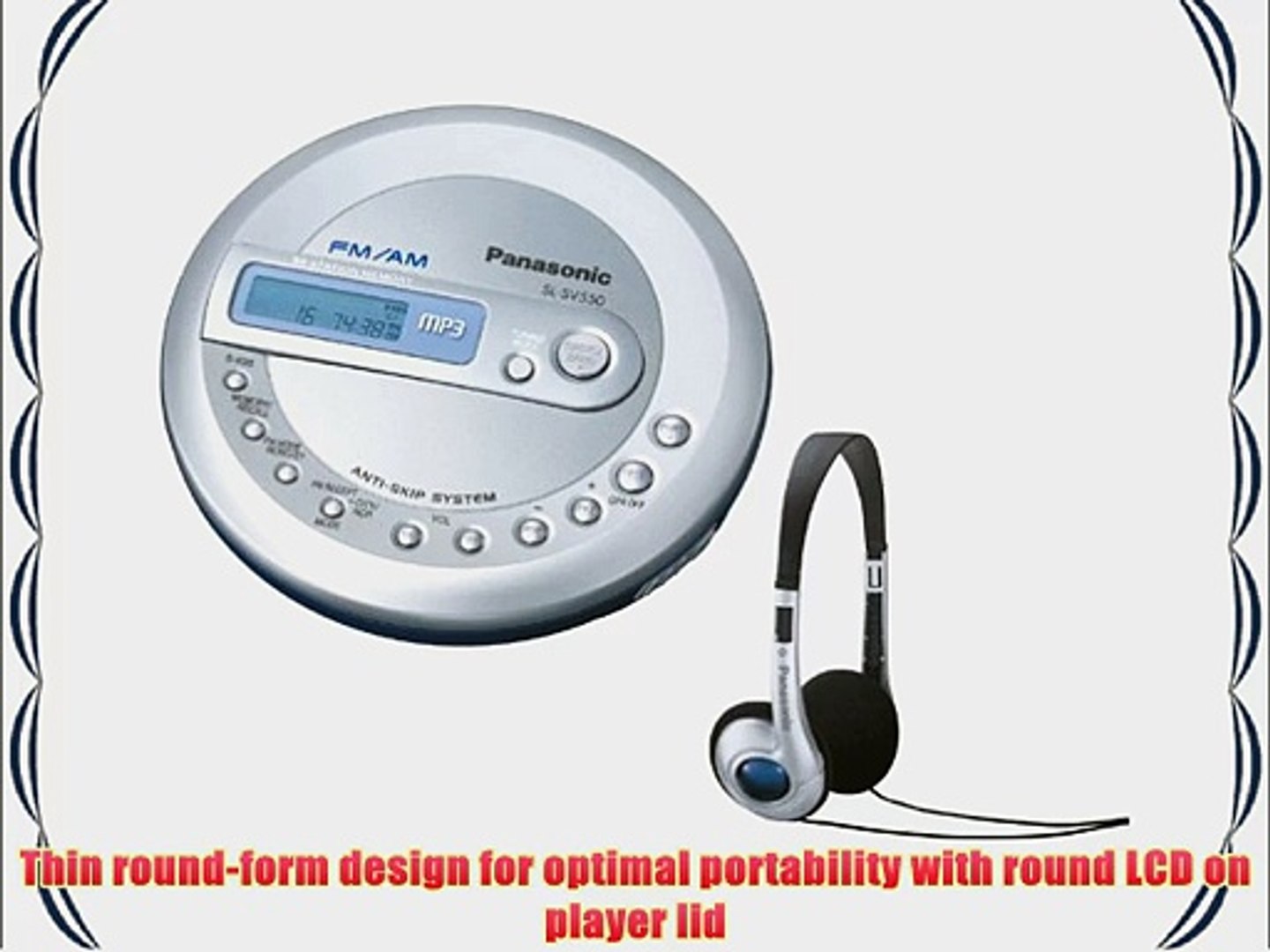 Panasonic SL-SV550 CD/MP3 Player - video Dailymotion