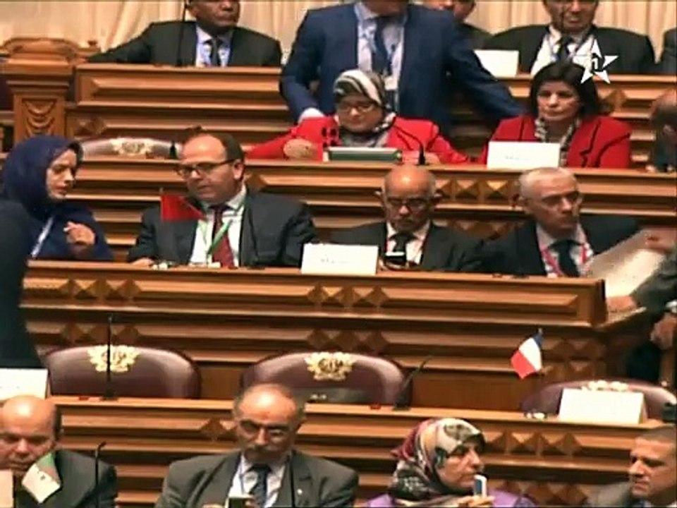المغرب في شخص السيد راشيد الطالبي العلمي رئيس مجلس النواب يستلم رئاسة الجمعية البرلمانية للاتحاد من أجل المتوسط