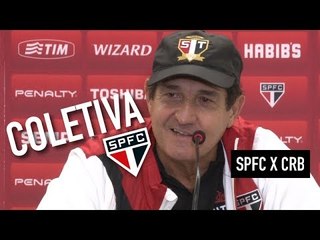 Скачать видео: Coletiva SPFC: São Paulo FC X CRB - Muricy Ramalho