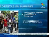 Burundi: Tribunal aprueba tercera candidatura de Nkurunziza