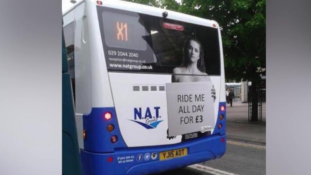 British bus company apologizes for 'Ride Me All Day' ads