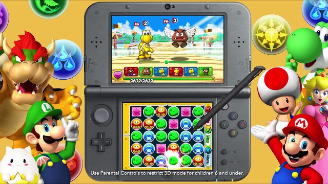 Nintendo 3DS - Puzzle & Dragons Z + Puzzle & Dragons Super Mario Edition TV Commercial (Official Trailer)