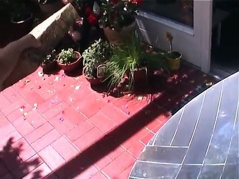 solar cooking: How to build a solar cooker from a satellite dish