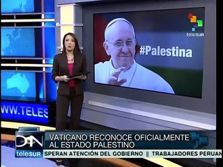 Reconocimiento del Estado Palestino por el Vaticano se viraliza