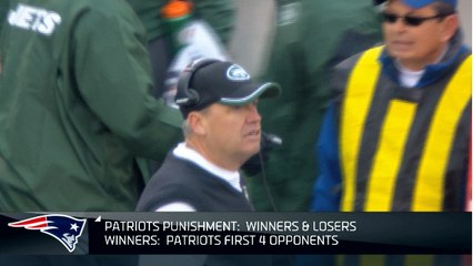 Patriots' punishment: Winners and Losers
