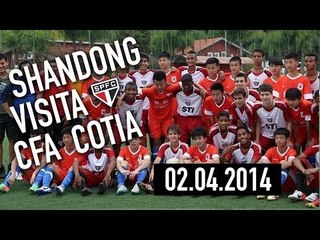Time Sub-15 do Shandong Luneng visita o CFA Cotia - São Paulo FC