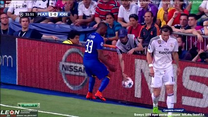 Real Madrid ballboy refused to give the ball to Juventus’s Patrice Evra