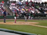 Fastest Bat Speed Ever - 13 Year old hits home run vs Mexico - Swing was edited for an unreal effect