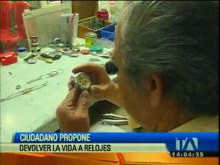 Ciudadano propone devolver la vida a los relojes