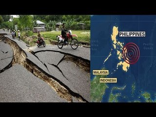 フィリピン地震　死者１００超