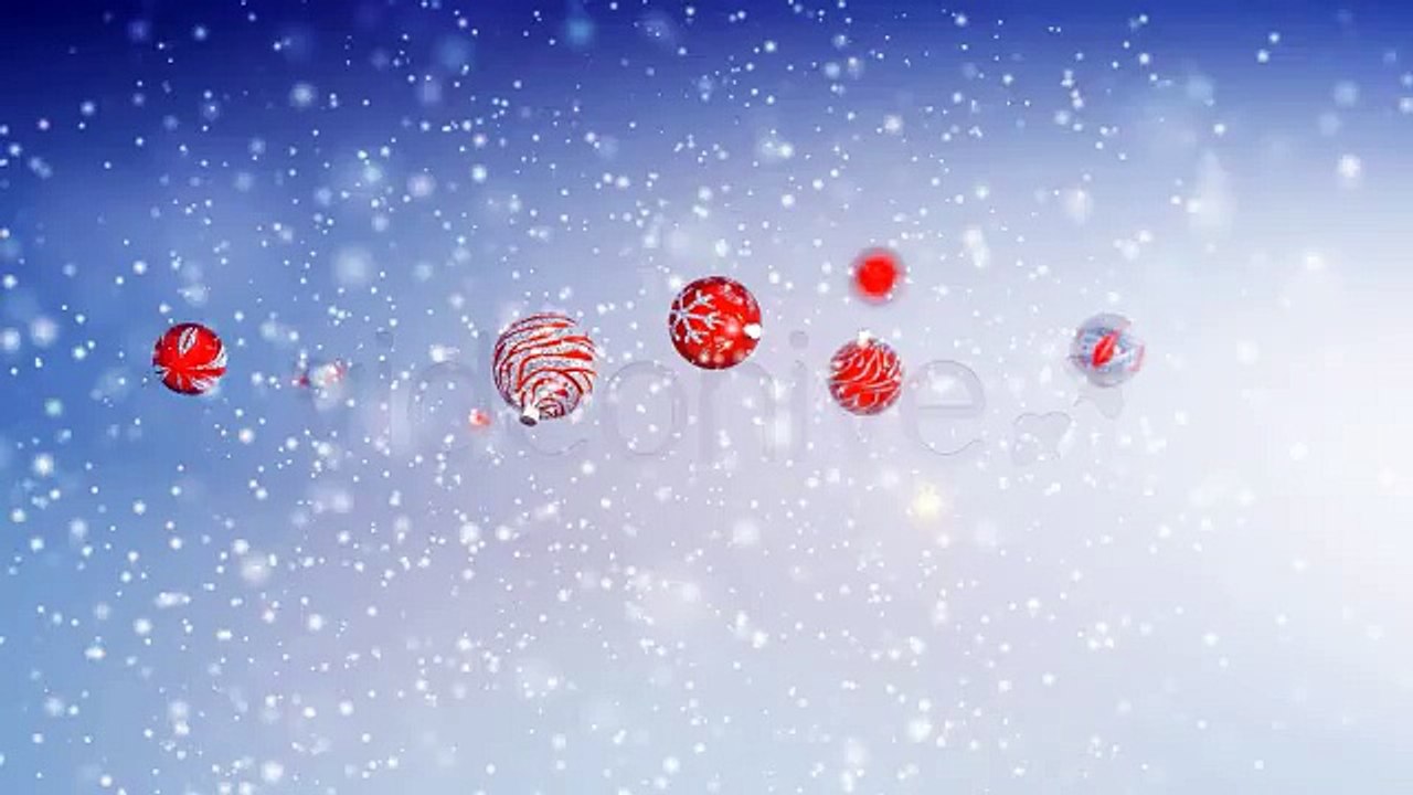 After Effects Project Files - Happy Holidays - Flying Christmas Ornaments - VideoHive 3649670