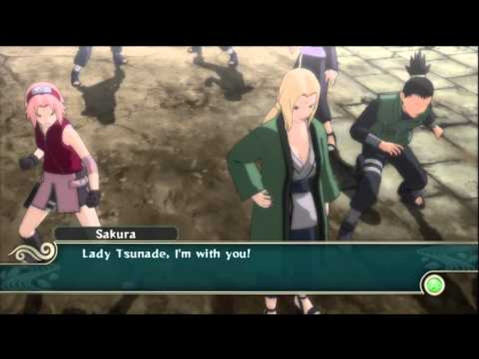 Naruto Shippuden: Ultimate Ninja Storm 2 - Tsunade vs Pain Boss Battle HD