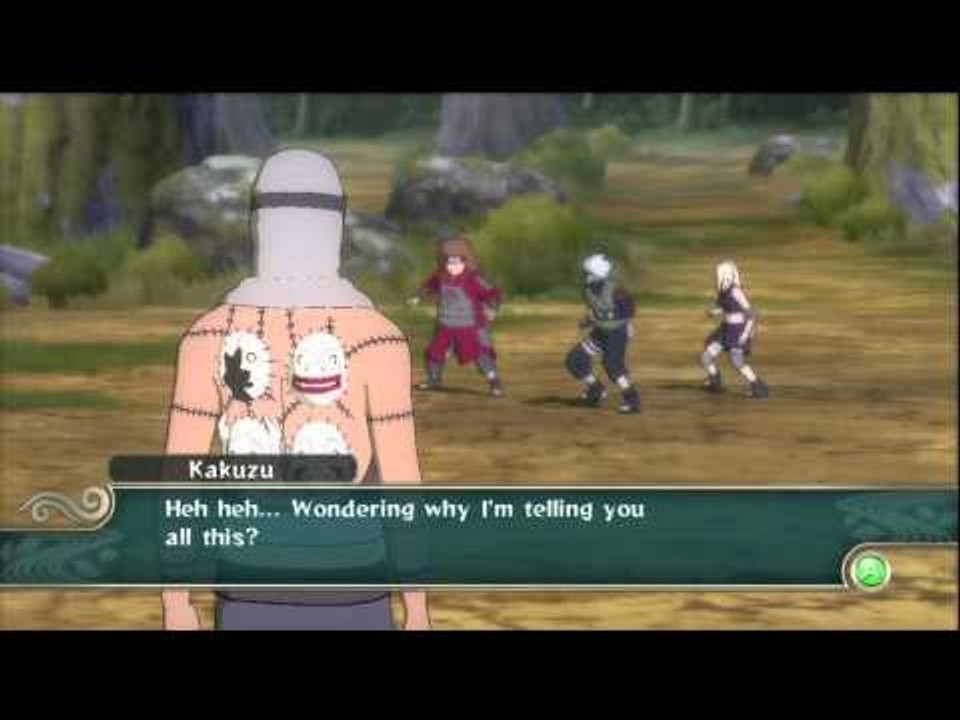 Naruto Shippuden: Ultimate Ninja Storm 2 - Hidan & Kakuzu Boss Battle HD Pt 1/2