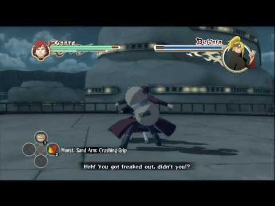Naruto Shippuden: Ultimate Ninja Storm 2 - Garra vs. Deidara Fight HD