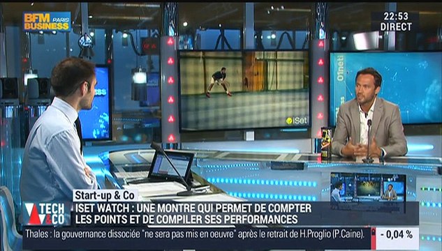 Start-up & Co: iSetWatch, une montre connectée spécialement dédiée au tennis – 13/05