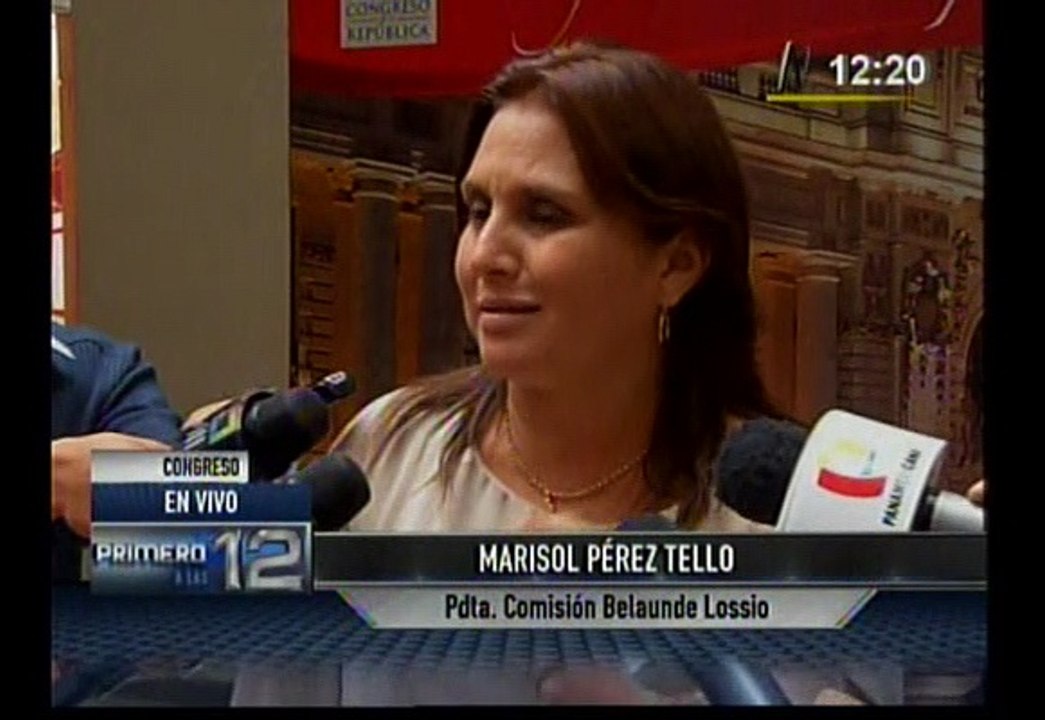 Nadine Heredia, citada a comisión Belaunde Lossio este viernes