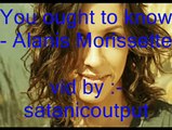 You Oughta Know - Alanis Morissette - Lyrics