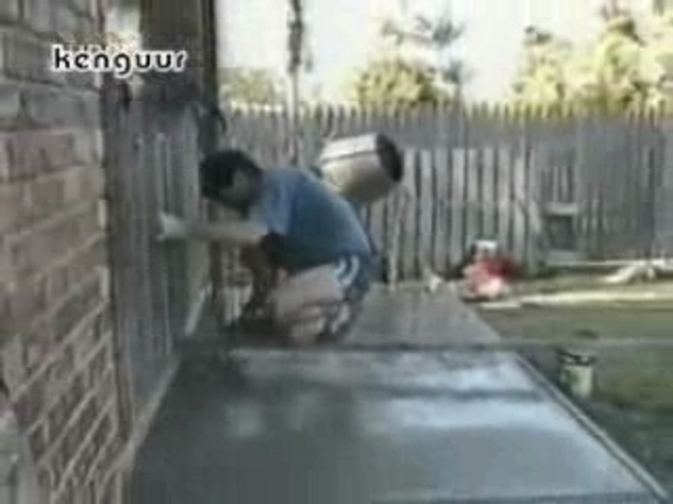 Régis fait des travaux