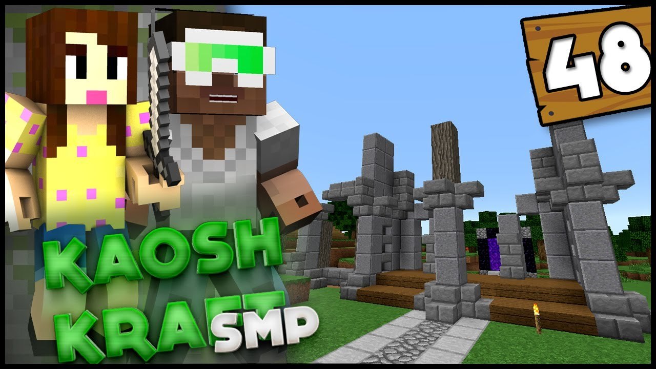 BUILD TOWN HALL w/BIGGS87X! - KaoshKraft SMP 2 - EP 48