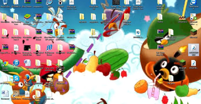 Minecraft: Angry Birds Minigame Part 1 - ANGRY BIRDS IN MINECRAFT?! (Vanilla Mini-Game)