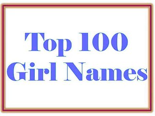 Top 100 Baby Names for Girls