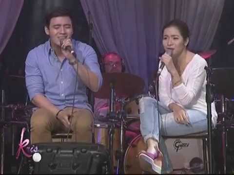 Angeline & Erik 'The Closer I Get To You' duet on KrisTV