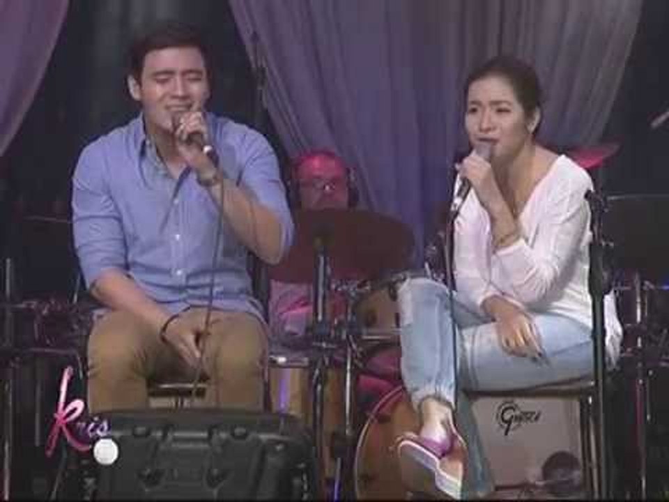 Angeline & Erik 'The Closer I Get To You' duet on KrisTV