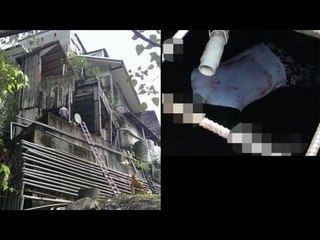 ホテルの貯水タンクで変死体