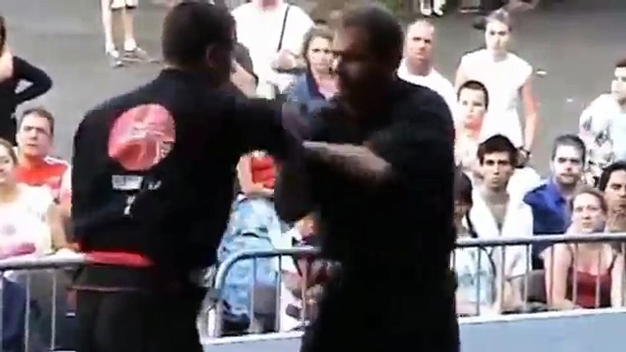 Kung fu demontration (Team arts martiaux Patenaude) at La Ronde de Montreal