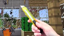 How to Make a Real Minecraft Pickaxe and Sword Props with Foam board. EASY!