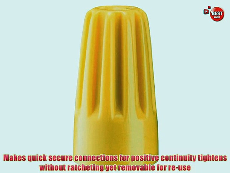 Gardner Bender 10-004 Wire Gard Yellow Wire Connectors 100-Pack