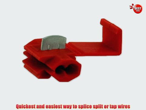 Solderless Wire Quick Splice Connector - 18-22 Gauge - 25 Pack