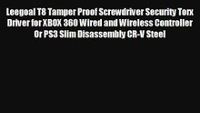 Leegoal T8 Tamper Proof Screwdriver Security Torx Driver for XBOX 360 Wired and Wireless