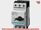Siemens 3RV1021-4DA10 Manual Starter and Enclosure Open Type 20-25 FLA Adjustment Range