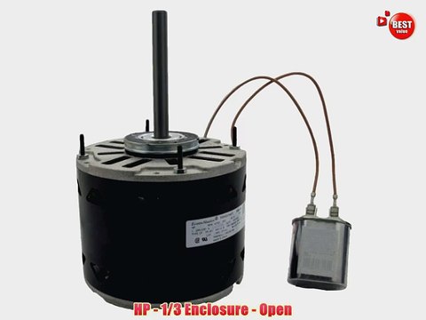 EconMaster 5 5/8 Diameter Direct Drive Furnace Motor 1/3hp 1075 RPM 48 Frame 115 volts