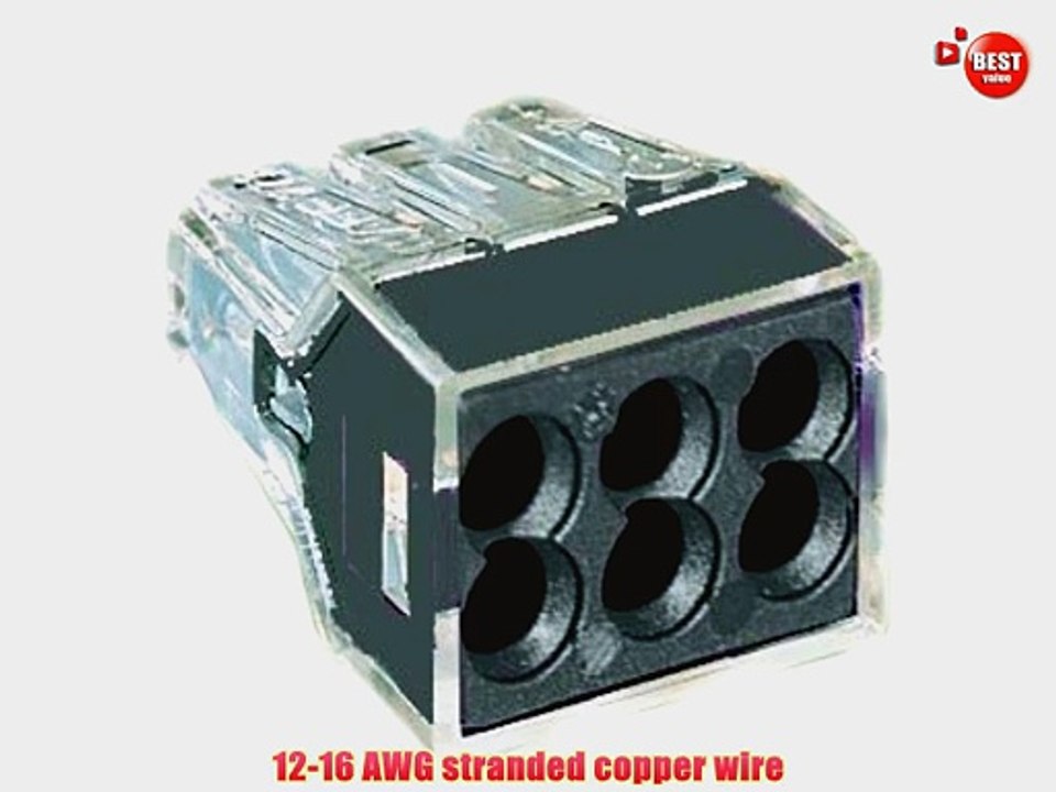 Push On Wire Connector - 6Port 12-18Awg Push-On Wire Connect - 773-166