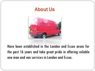 Hire Man with a Van Removal Services