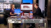 Gun Owners of America spokesperson Erich Pratt Heated Debate w/ Andrea Mitchell - 1/16/13