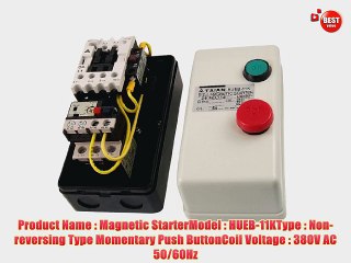 3.5-5A Three Phase Magnetic Starter Motor Control AC Contactor 380V Coil 3Pole