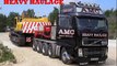 Heavy haulage Wide Load Convoi big dump trucks excavators