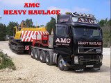 Heavy haulage Wide Load Convoi big dump trucks excavators