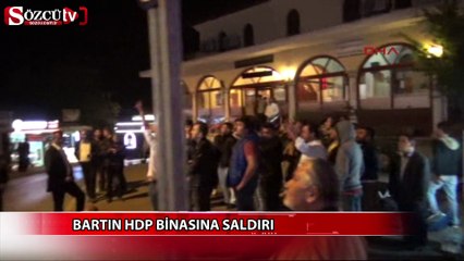 Download Video: Bartın HDP binasına saldırı