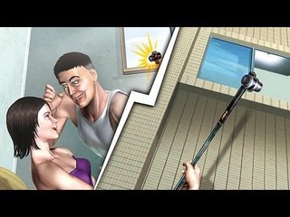 Cheating husband's affair caught on tape