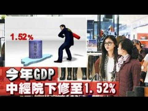 今年GDP 中經院下修至1.52% 2012.10.17