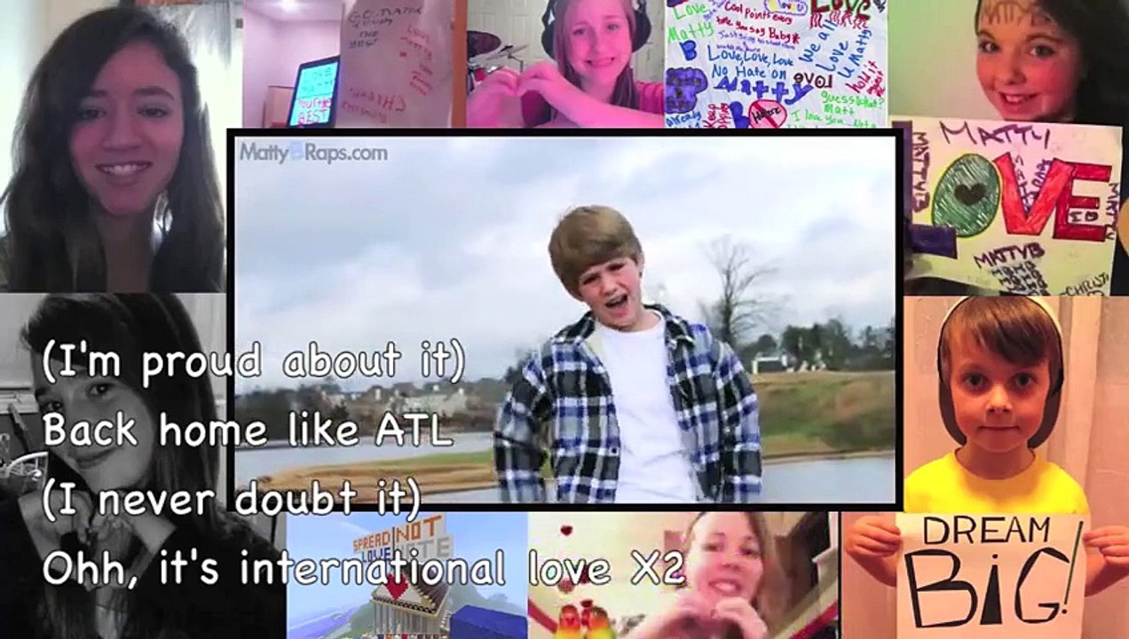 Pitbull Featuring Chris Brown - International Love (MattyBRaps) (Lyrics on Video)